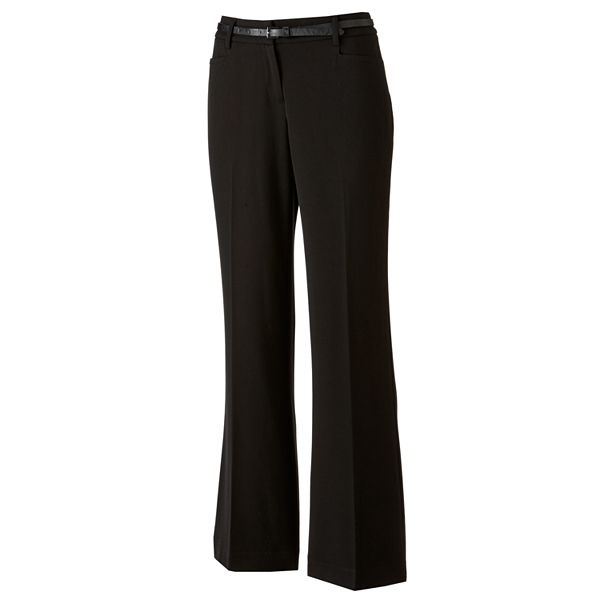 Apt. 9® Curvy Fit Trouser Pants - Women's