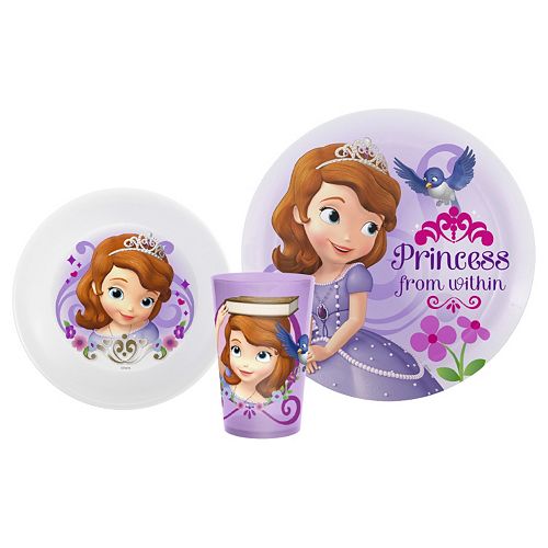 Disney Sofia the First 3-pc. Feeding Set by Zak Designs