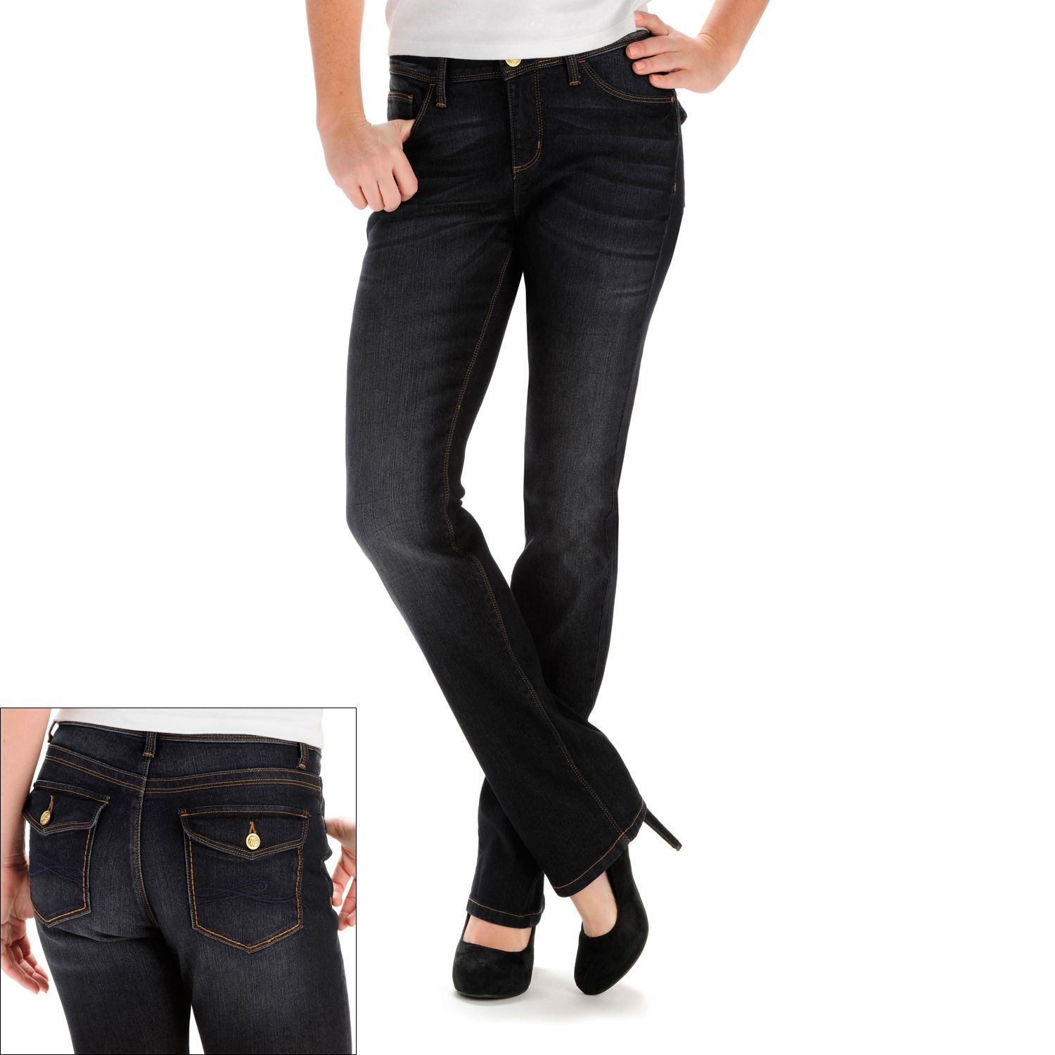 kohls lee womens pants