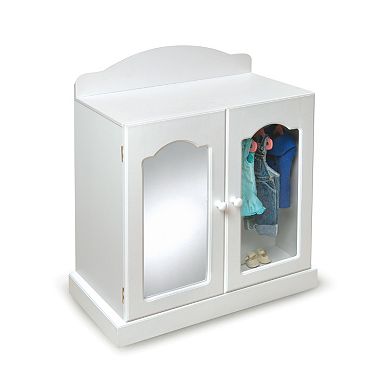 Badger Basket Mirrored Doll Armoire
