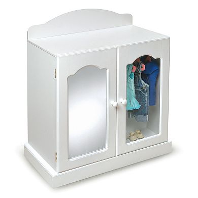 Badger Basket Mirrored Doll Armoire 