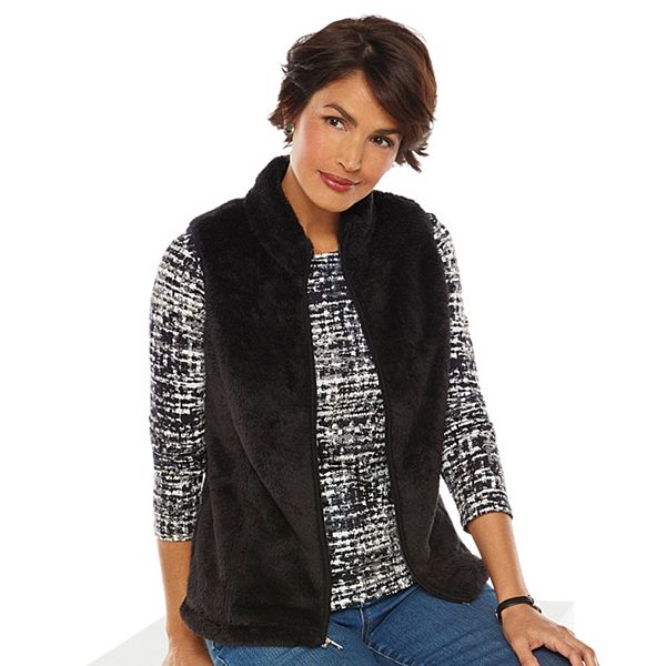 Kohls sale fur vest