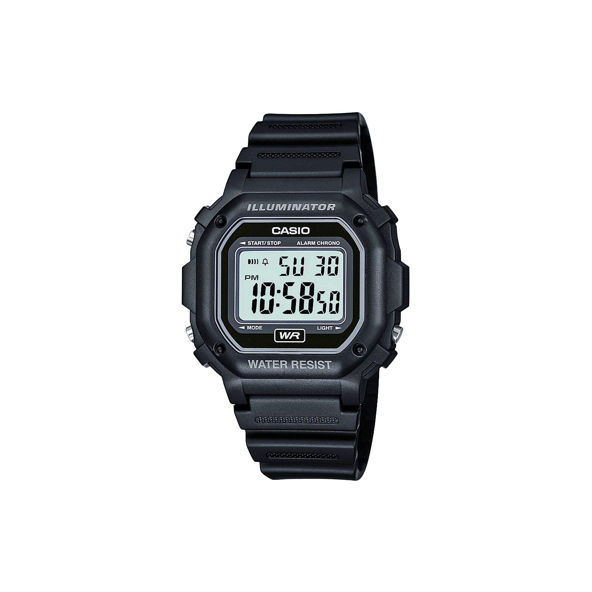 Casio Unisex Illuminator Digital Chronograph Watch, Womens, Black