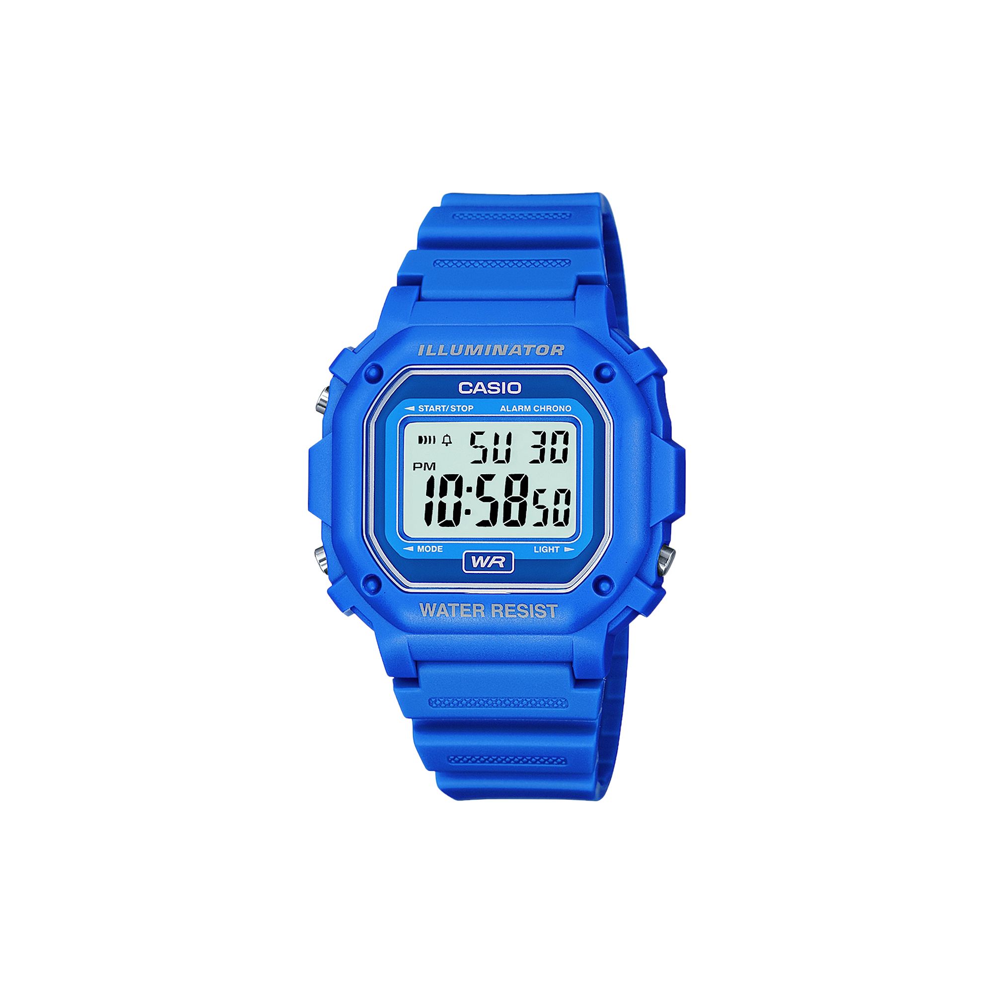 Casio Unisex Illuminator Digital Chronograph Watch, Womens, Blue