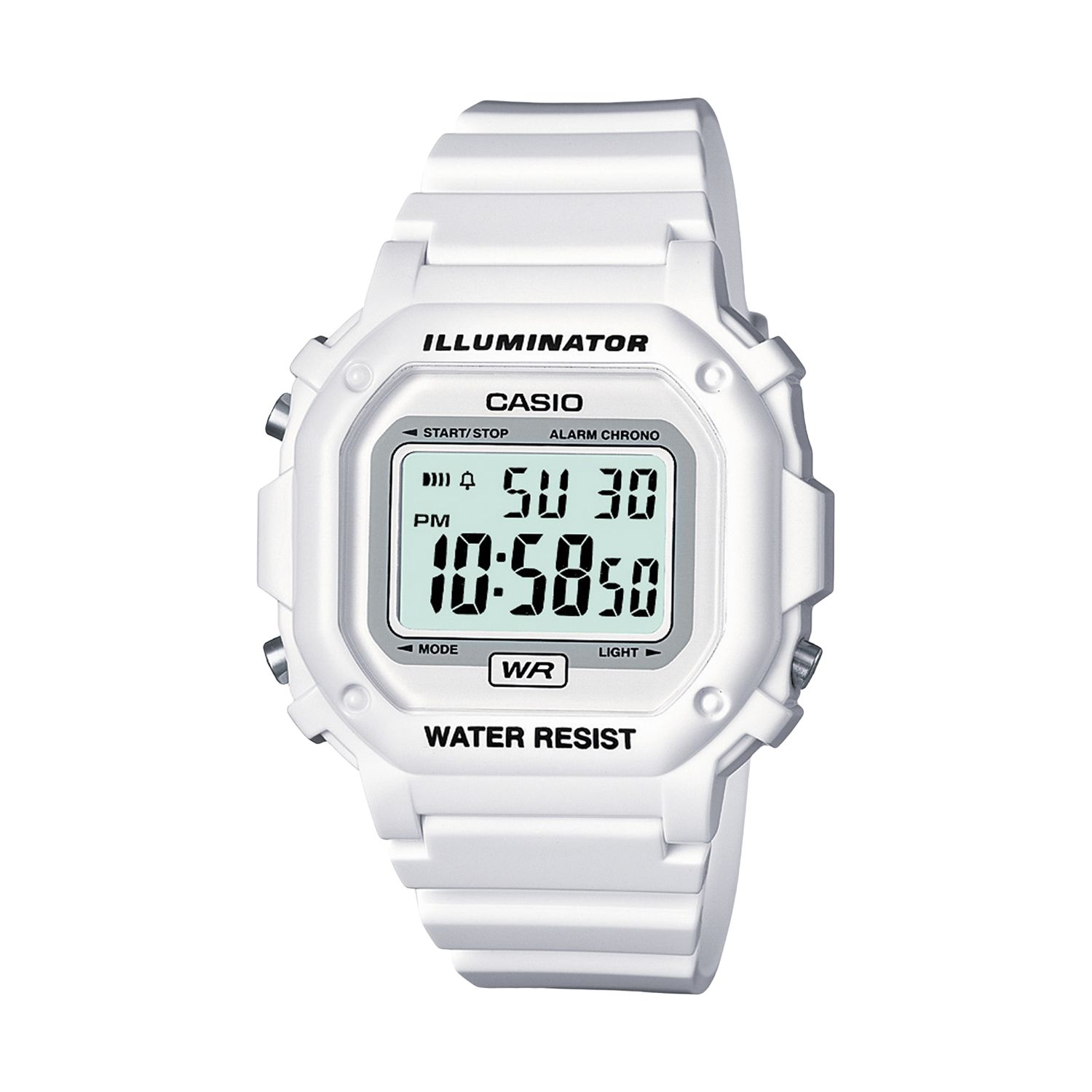 unisex casio classic alarm chronograph watch