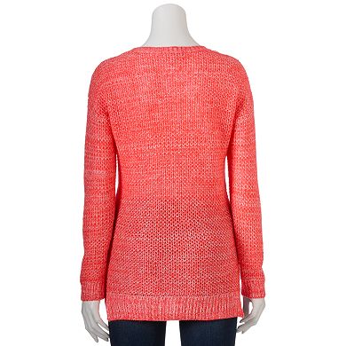 SO Crochet Tunic Sweater - Juniors