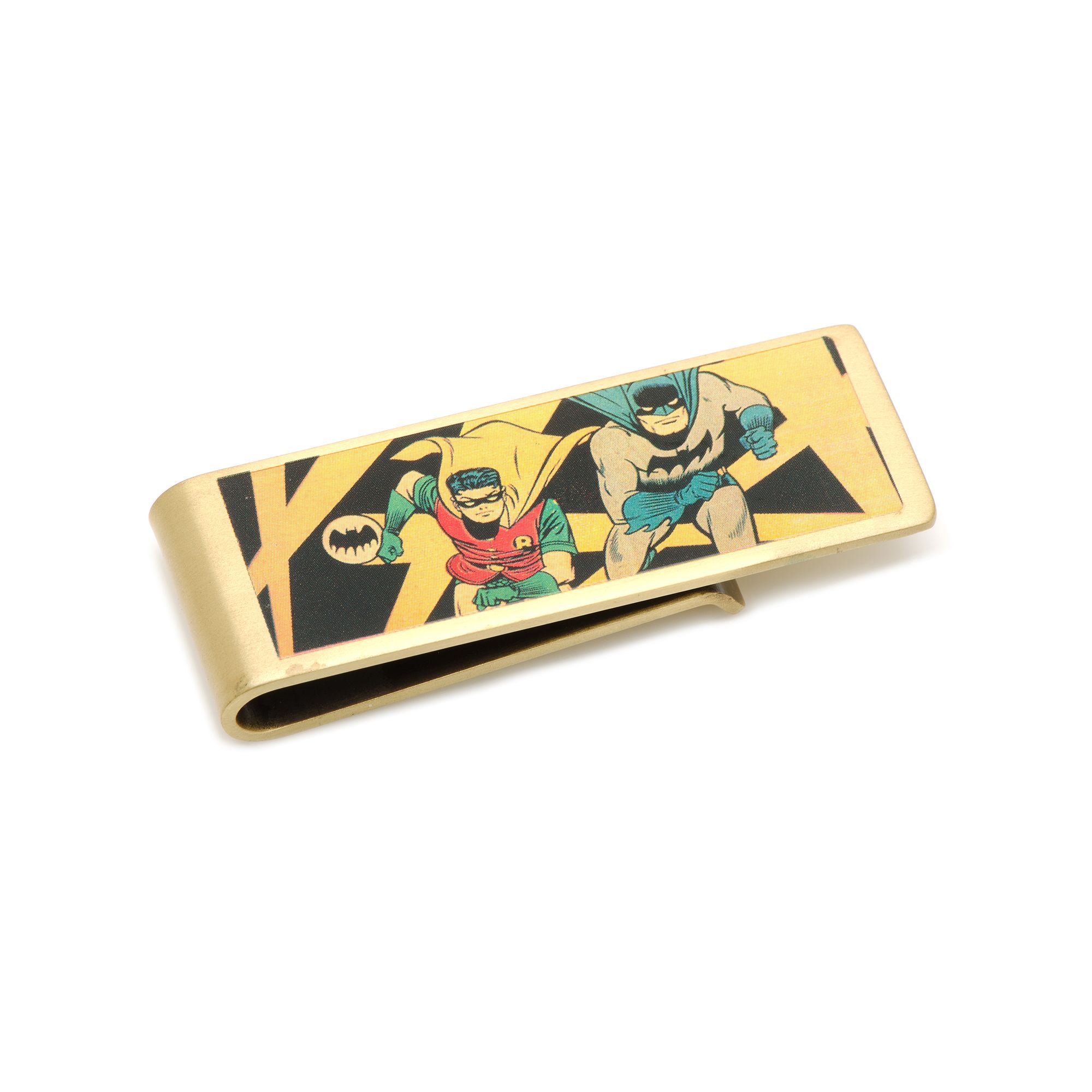 Mens Cuff Links, Inc. DC Comics Vintage Batman and Robin Bronze-Plated Mon