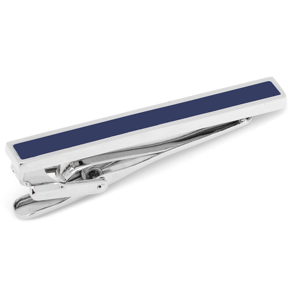 Men's Cuff Links, Inc. Navy Enamel Inlay Tie Clip