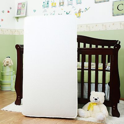 LA Baby Natural Sleep I Crib Mattress with Madison Jacquard Cover