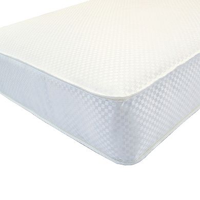 LA Baby Dream Way 2-Stage Standard Crib/Toddler Waterproof Mattress with Natural Coconut Fiber Layer