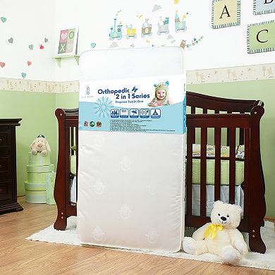 LA Baby Essentials I 2 in 1 Cotton Crib Mattress