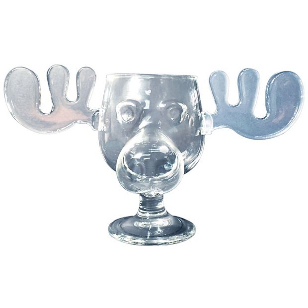 Get in the Christmas Spirit with the Moose Glass