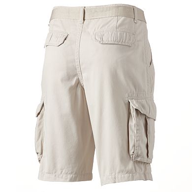 Urban Pipeline™ Belted Twill Cargo Shorts - Men