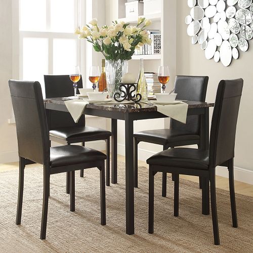 HomeVance Catania 5piece Dining Table & Chair Set