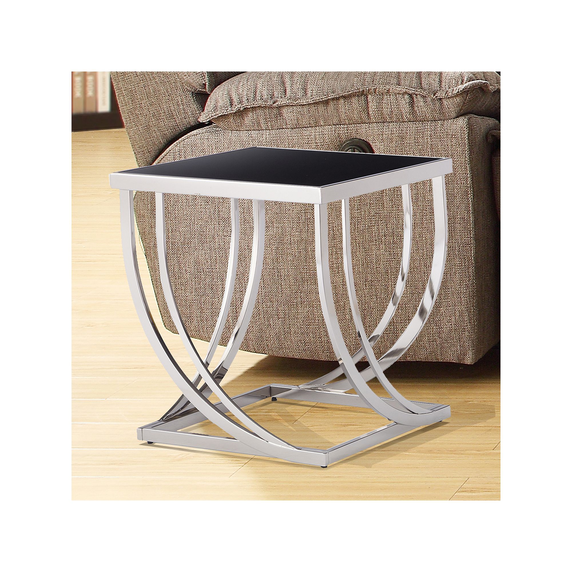 HomeVance Elim End Table, Gray