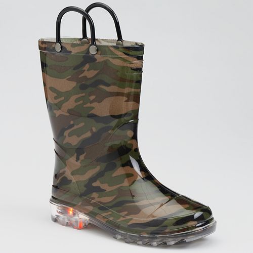 Western Chief Toddler Boys' LightUp Rain Boots