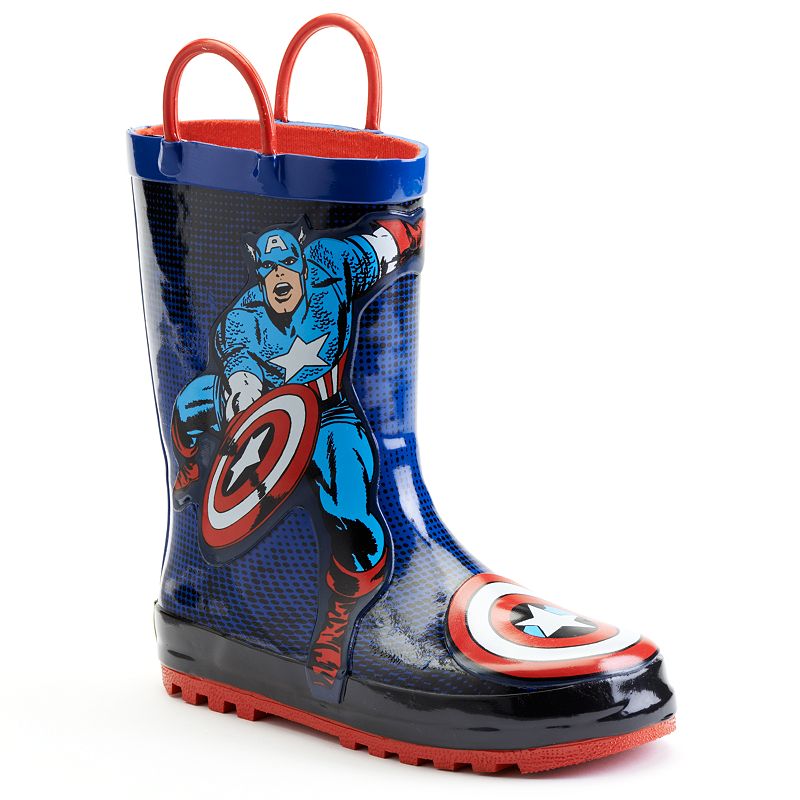 Western Chief Captain America Boys' Rain Boots