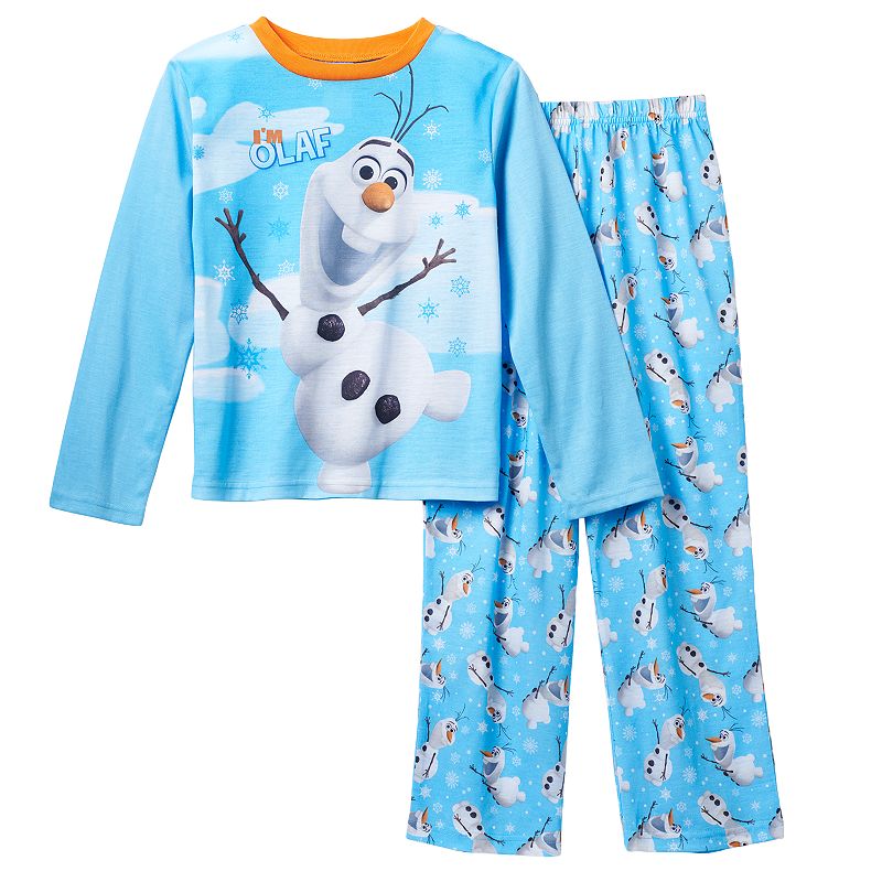 UPC 000716325459 product image for Boys Disney Frozen Olaf Pajama Set, Boy's, Size: 8, Light Blue | upcitemdb.com