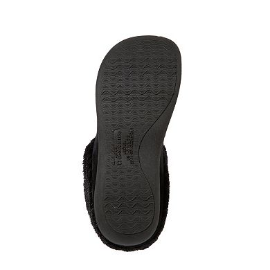 Dearfoams Women's Microfiber Velour Clog Slippers