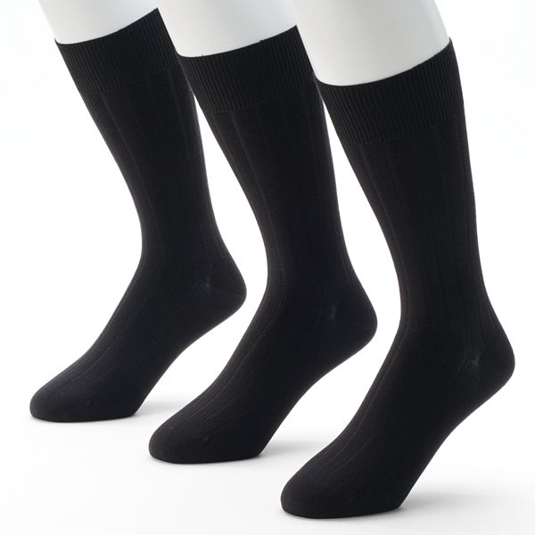 Men's Marc Anthony 3-pk. Ribbed Dress Socks