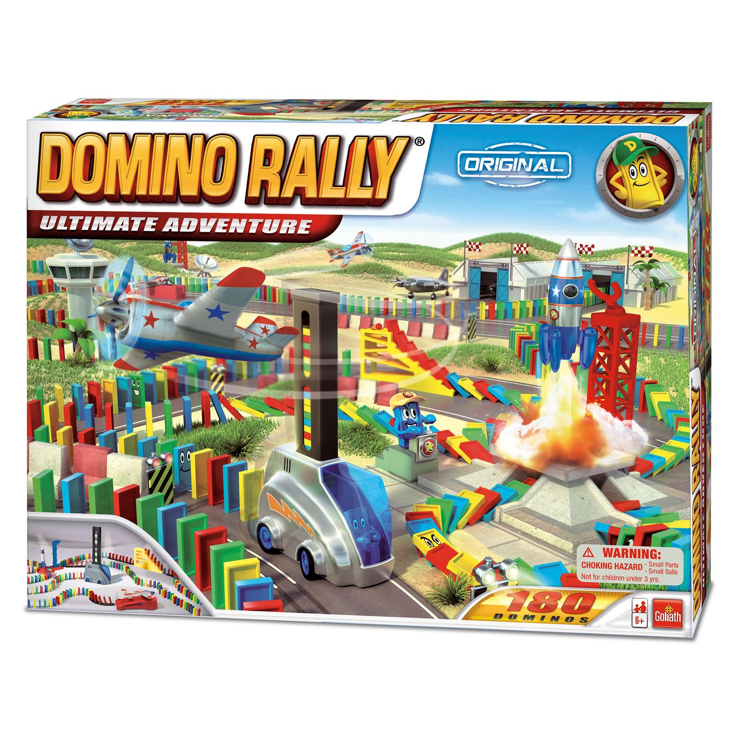 domino rally train