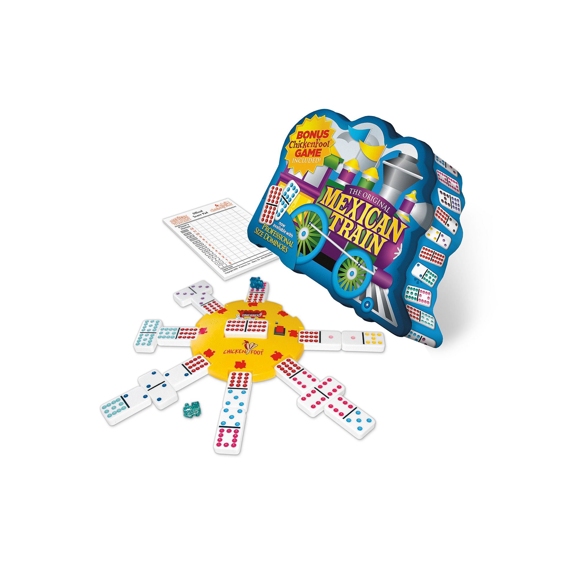 Mexican Train Deluxe Domino Set, Multicolor