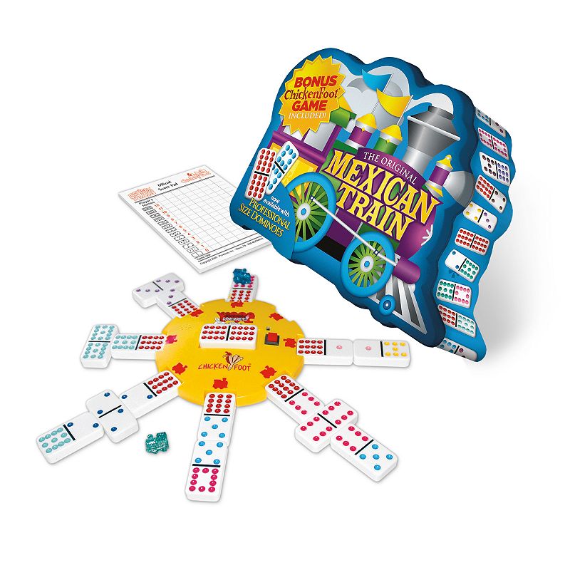 Mexican Train Deluxe Domino Set, Multicolor