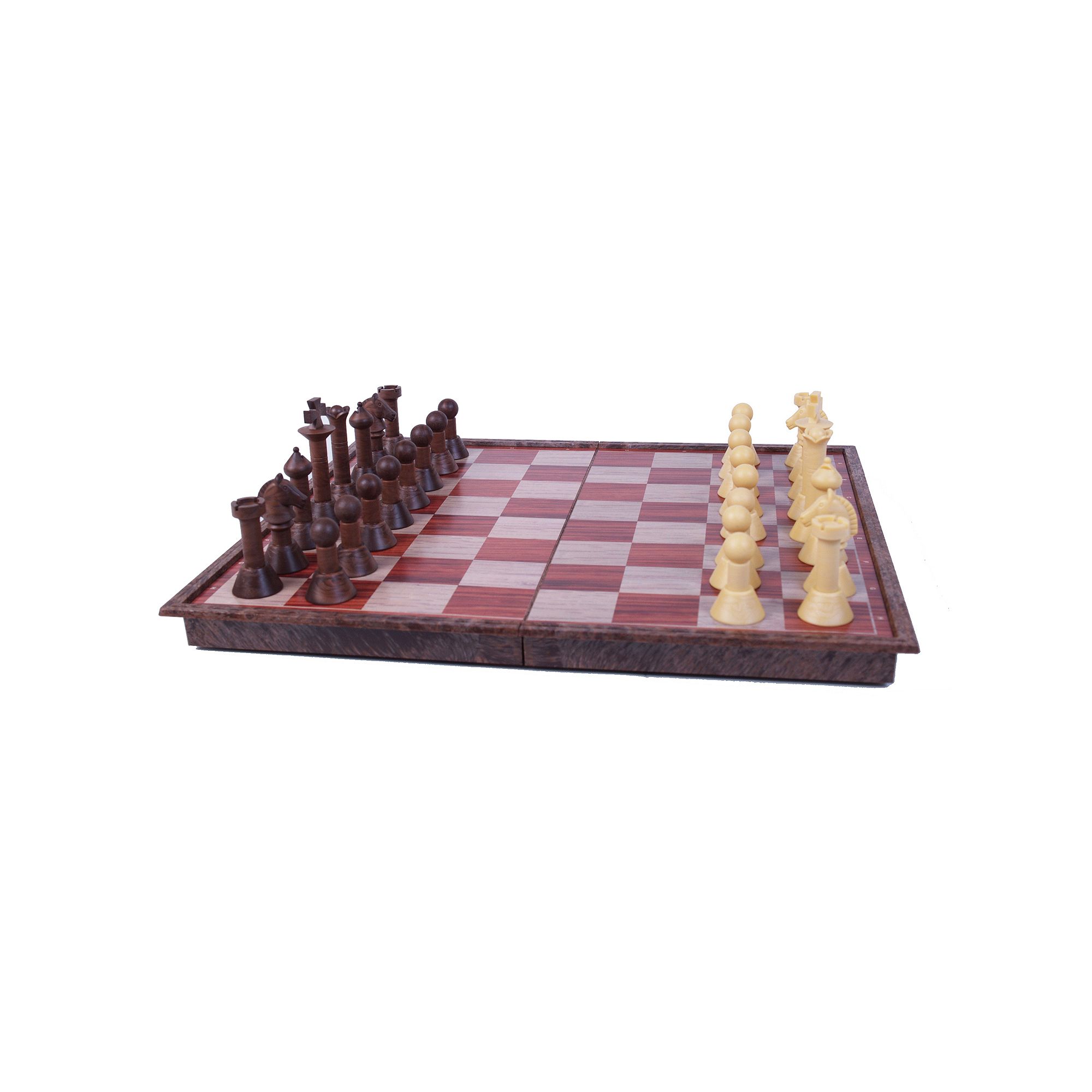 Wood Magnetic Chess Set by John N. Hansen Co., Multicolor