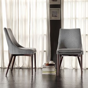 HomeVance 2 pc Allegra Side Chair Set