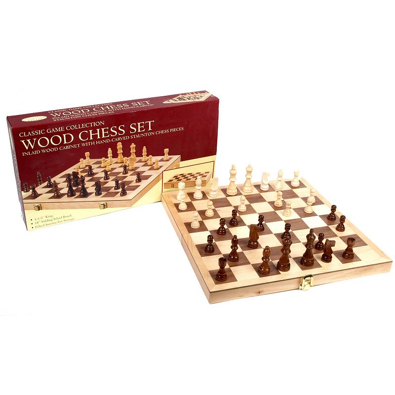95559261 Deluxe 18-in. Folding Chess Set by John N. Hansen  sku 95559261