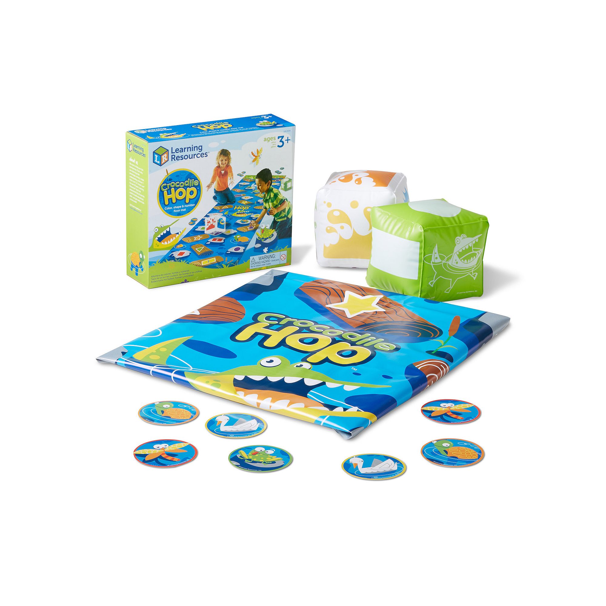 Learning Resources Crocodile Hop Floor Game, Multicolor