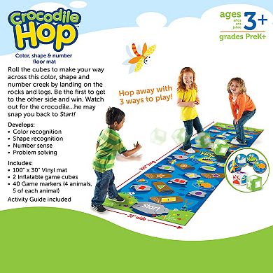 Learning Resources Crocodile Hop Floor Game