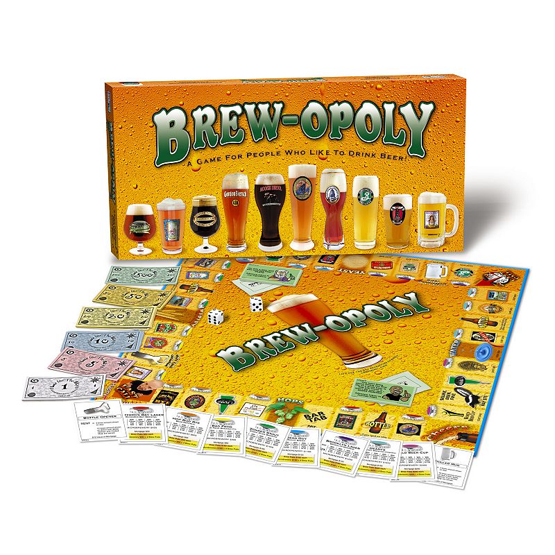 Brew-opoly Game by Late For The Sky, Multicolor