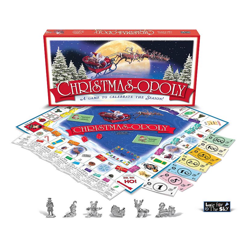 Christmas-opoly Game by Late For The Sky, Multicolor
