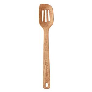 Calphalon Medium Slotted Wooden Spoon