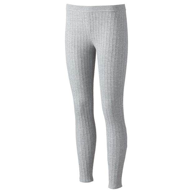 SO® Cable-Knit Sweater Leggings - Juniors