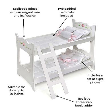 Badger Basket Doll Bunk Bed