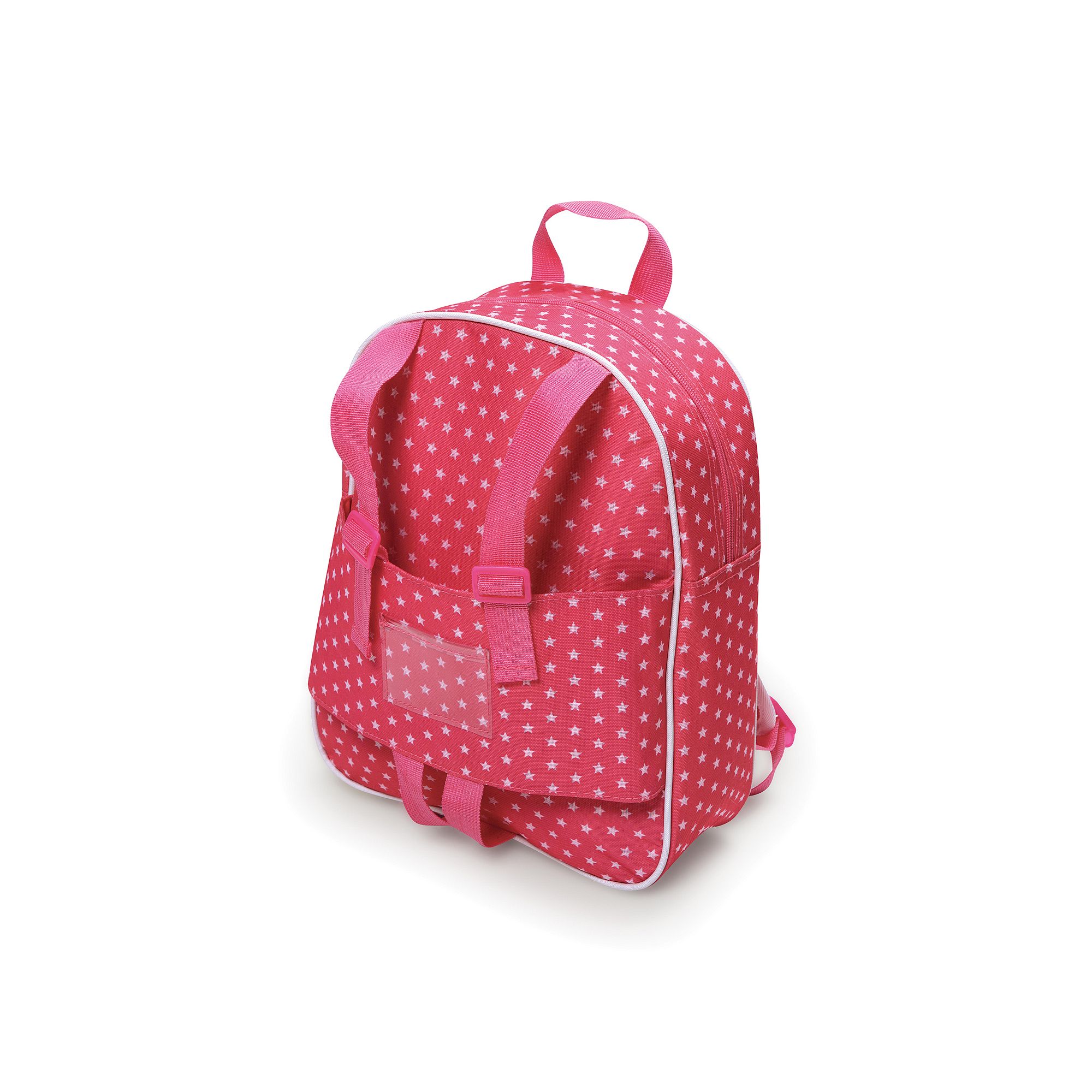 Badger Basket Doll Travel Backpack, White