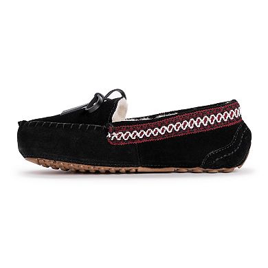 MUK LUKS Jane Women's Suede Moccasin Slippers
