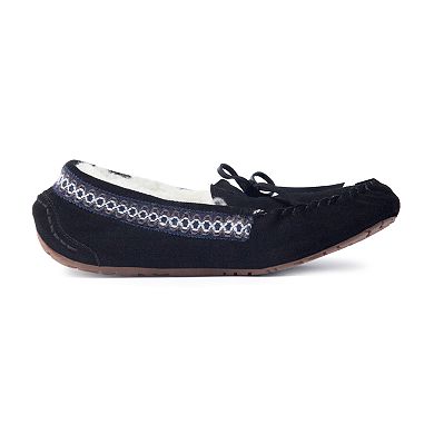 MUK LUKS Jane Women's Suede Moccasin Slippers