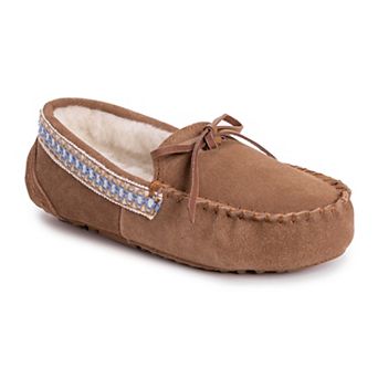 MUK LUKS Jane Women's Suede Moccasin Slippers
