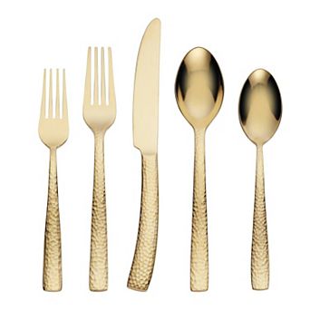 Hampton Forge Argent Paris Hammered 20 pc Flatware Set