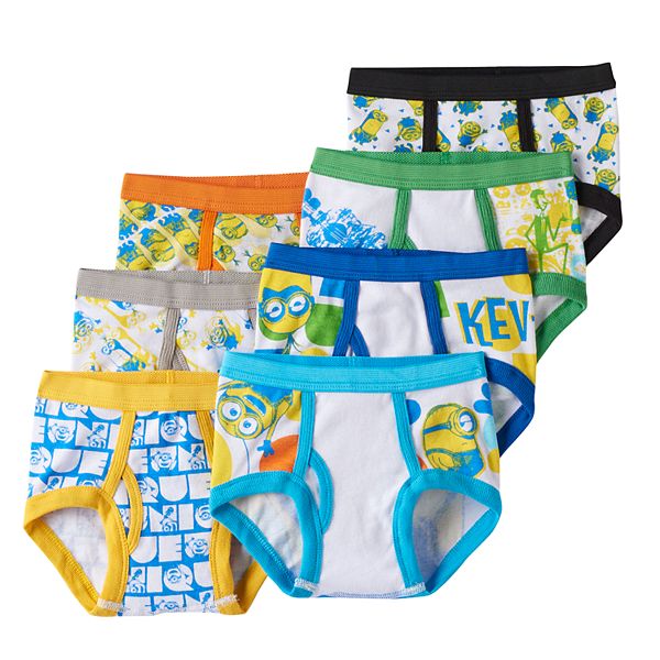 7-pack boys' briefs - White/Minions - Kids