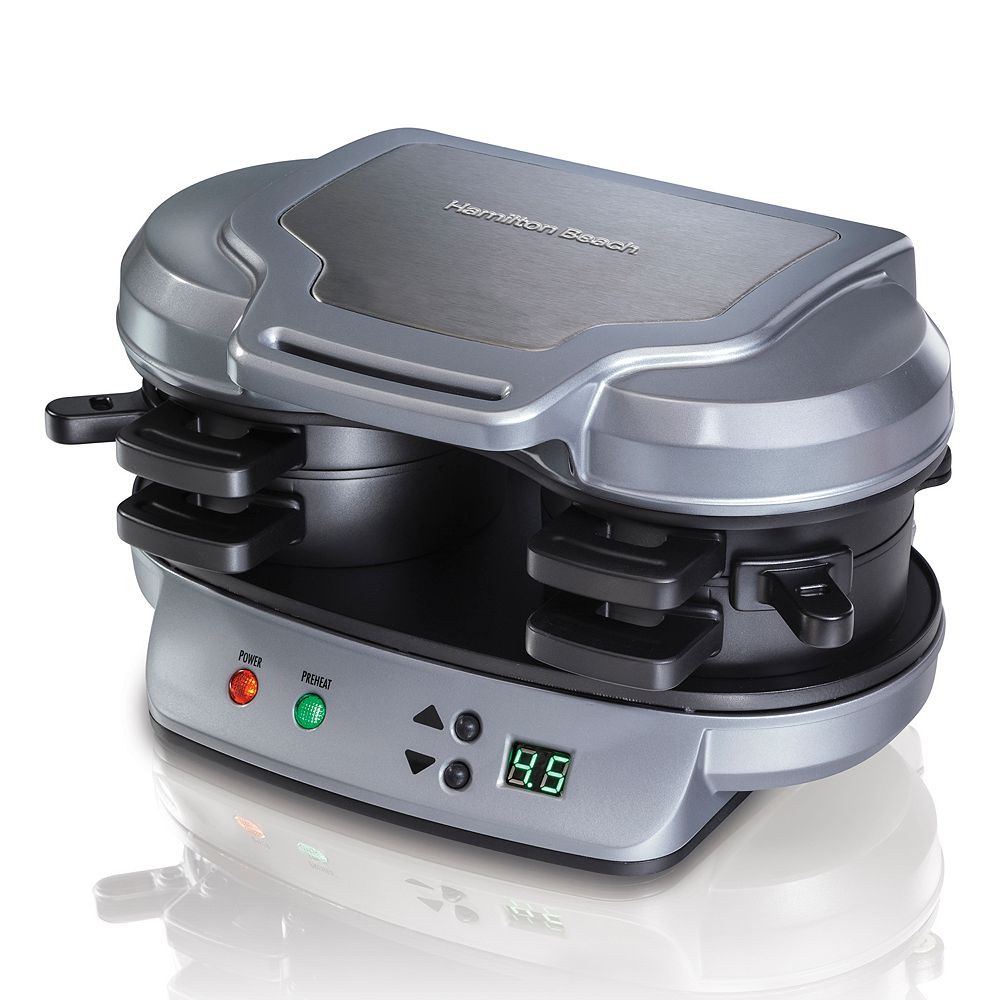 Dual Breakfast Sandwich Maker With Timer Hamilton Beach Grills