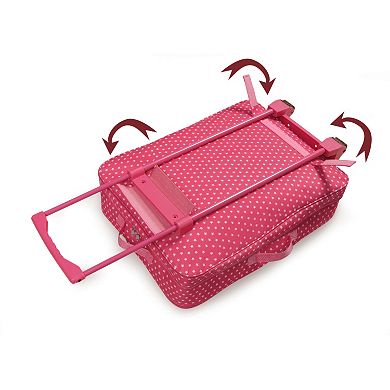 Badger Basket Double Doll Suitcase and Sleeping Bag Set