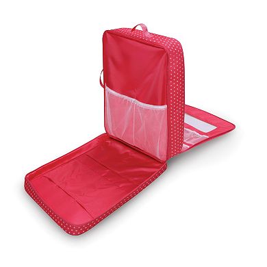 Badger Basket Double Doll Suitcase and Sleeping Bag Set