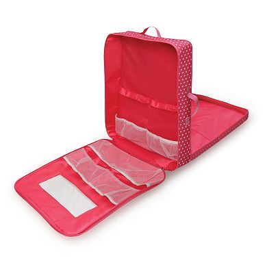 Badger Basket Double Doll Suitcase and Sleeping Bag Set