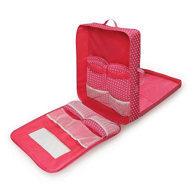 Badger Basket Double Doll Suitcase and Sleeping Bag Set