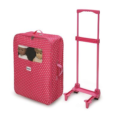 Badger Basket Double Doll Suitcase and Sleeping Bag Set