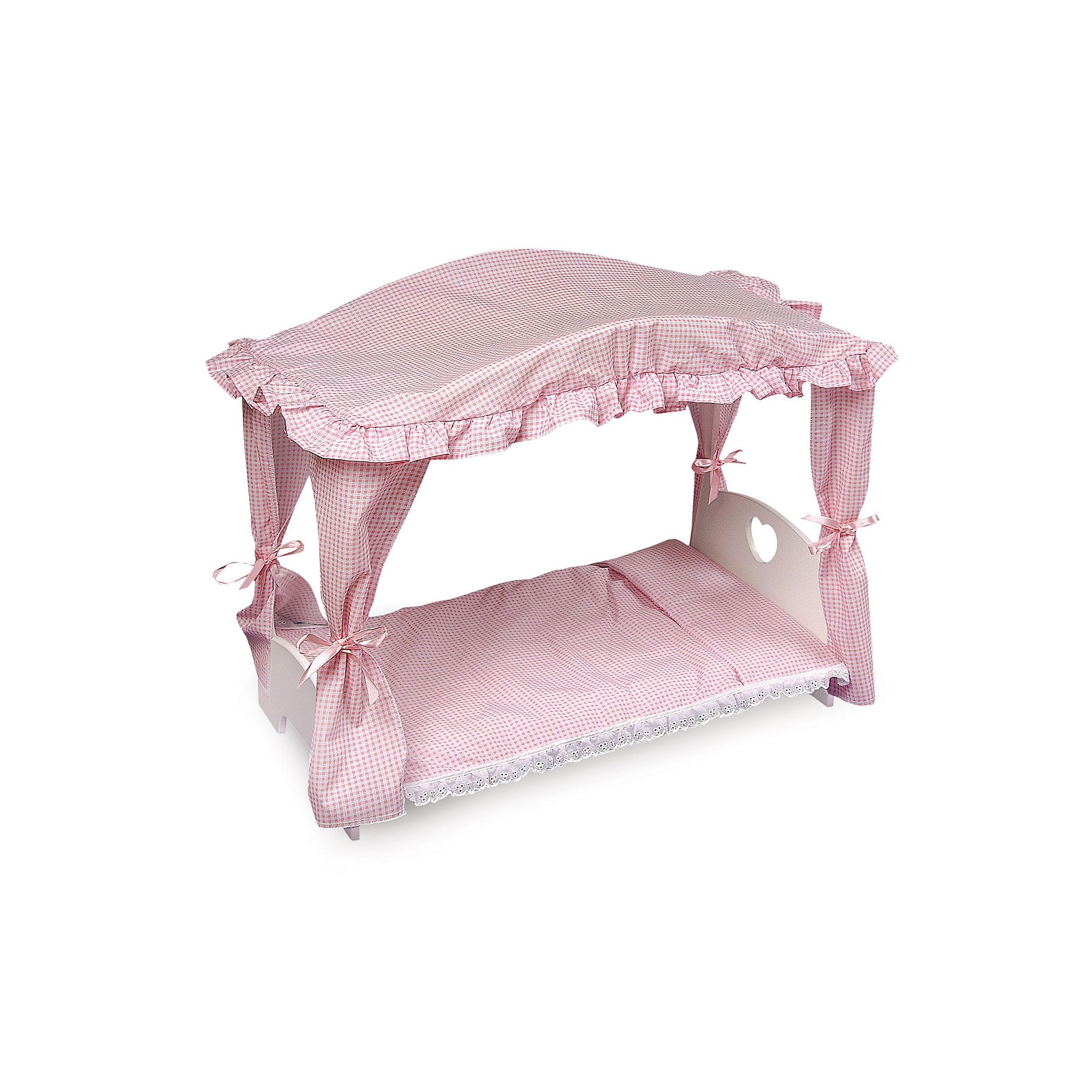 Badger Basket Canopy Doll Bed, Pink